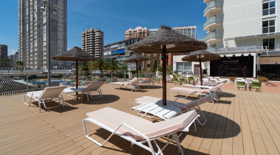 Regente outside hotel benidorm